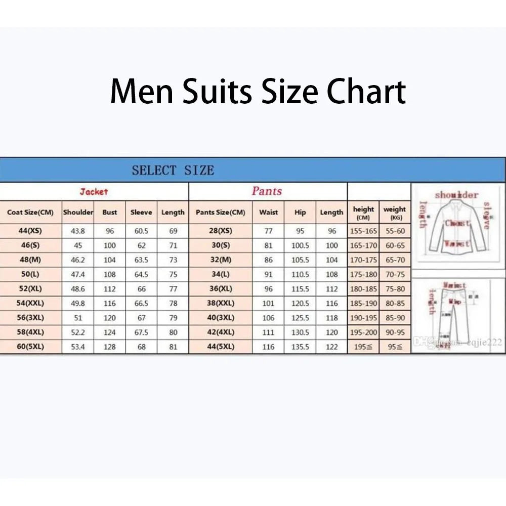 Bespoke White Men's Suits Male Clothing Fashion Wedding Regular Fit 2 Piece Jacket Pants Blazer High Quality Clothing Costume