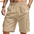 New LONSDALE Loose Men's Shorts - Oversized Multi Pocket Casual Swimsuit - Summer Fashionable and Comfortable Pants