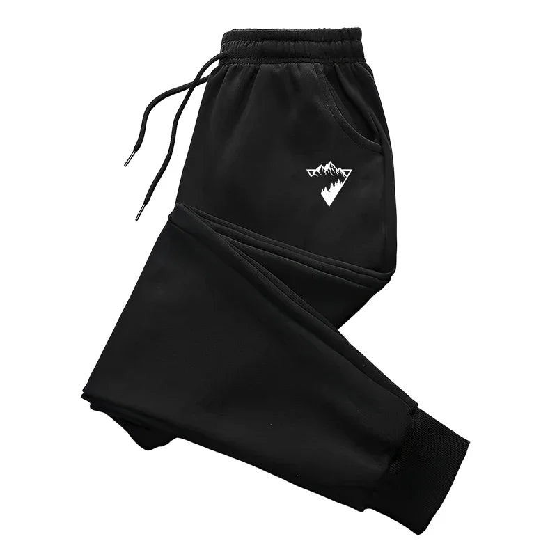 Drawstring Fashion Print 2026 Spring Simple Men's Sweatpants Hot Sales Versatile Gym Comfort Soft Sports Casual Trousers Jogging