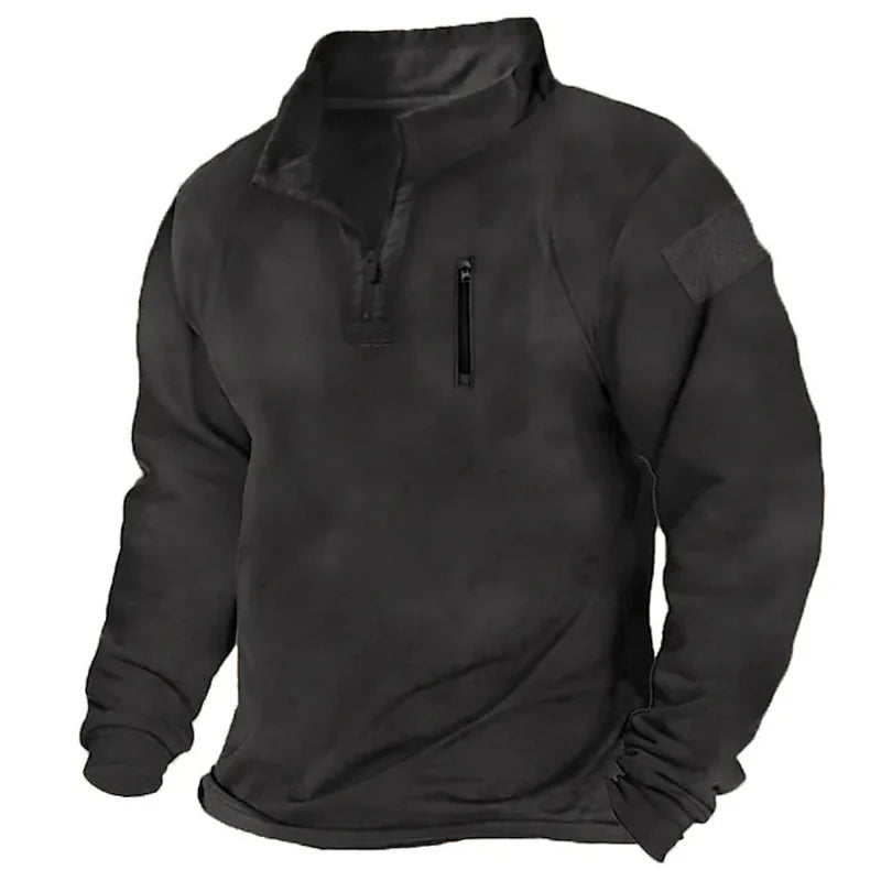 Men's Clothing Trainning Tactical Top 2026 NEW Long Sleeved Warm Tshirt Windproof Pullover for Men Sweatshirt
