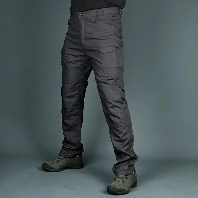 Tactical Men Pants Summer Lightweight Casual Trousers Waterproof Multiple Pockets Cargo Pants Quick Dry Outdoor Workout Pant