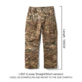 SIMWOOD 2025 Summer New Loose Straight Lightweight Camouflage Tactical Pants Men Cargo Outdoor Hiking Trousers