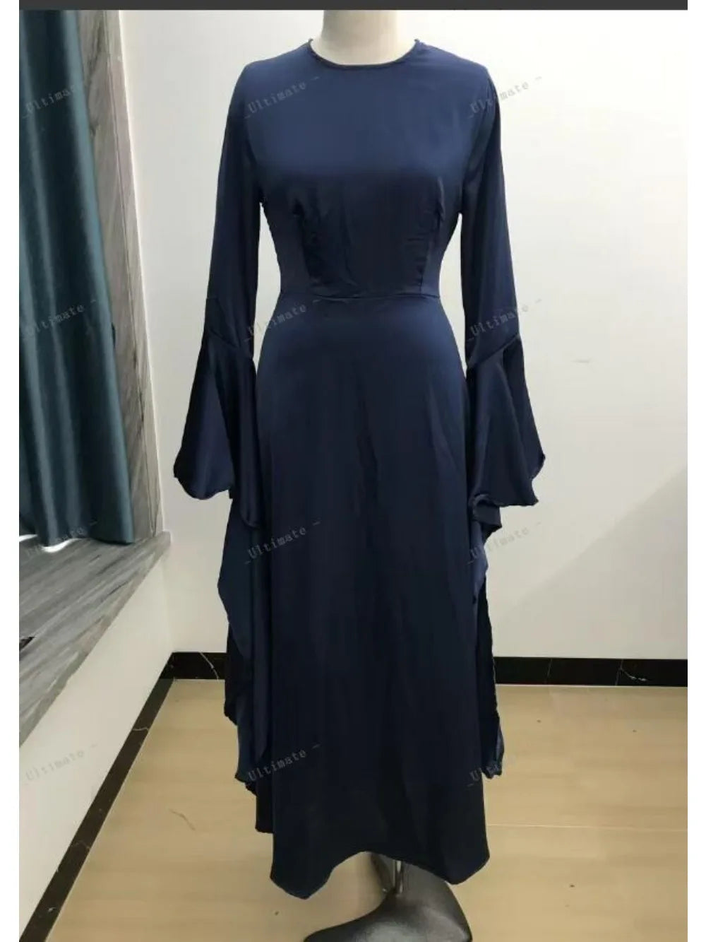 Eid Muslim Women Dress Abaya Flare Sleeve Vestidos Largos Party Caftan Jalabiya Ramadan Long Dresses Dubai Kaftan Arab Robe 2025
