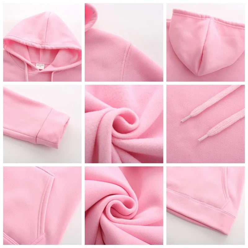 Men Hoodies Women Pullover Spring Autumn Casual Hoodie Sweatshirts Solid Color Hoodies Oversize Black Sweatshirt For Male