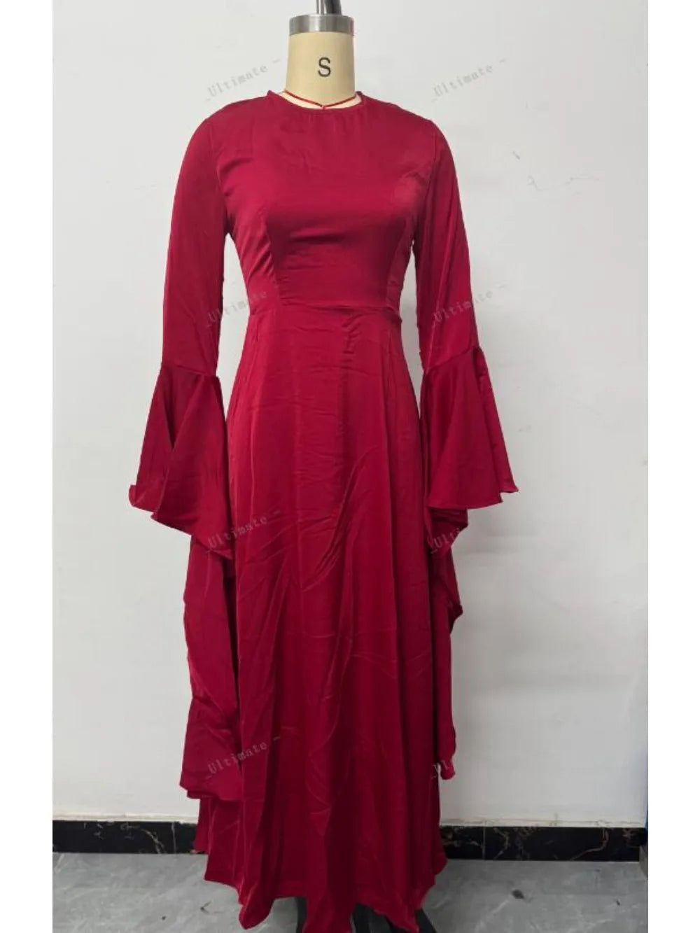 Eid Muslim Women Dress Abaya Flare Sleeve Vestidos Largos Party Caftan Jalabiya Ramadan Long Dresses Dubai Kaftan Arab Robe 2025