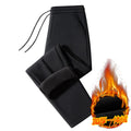 Big Size 9xl 8xl Winter Fleece Sweatpants Men Thicken Warm Jogger Pants Drawstring Elastic Zip Pockets Thermal Straight Trousers