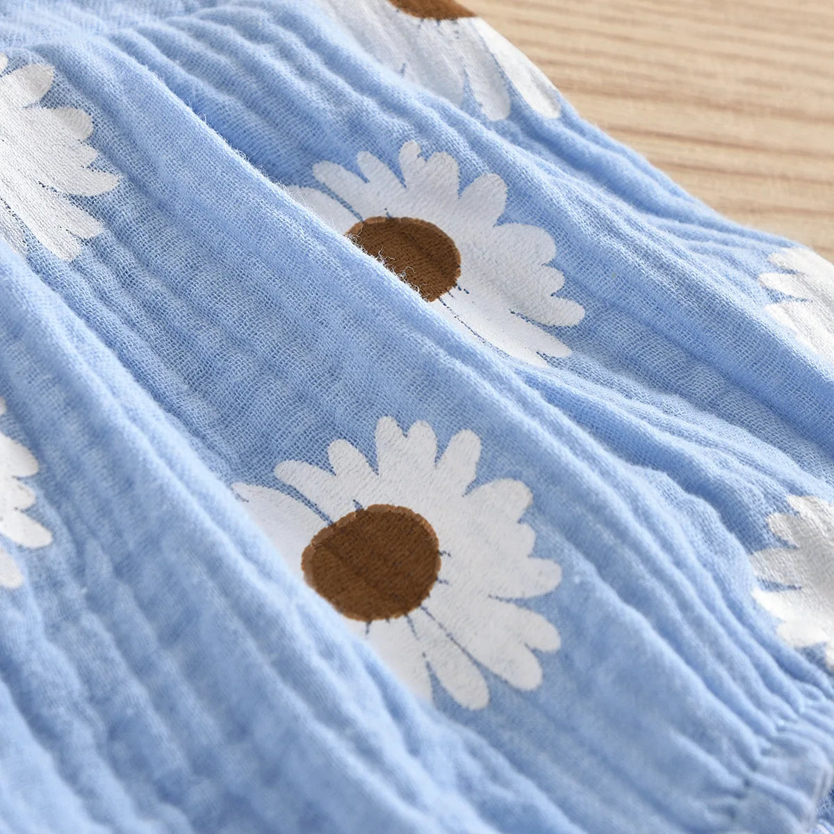 Summer female infant chrysanthemum suspender Romper sweet and cute