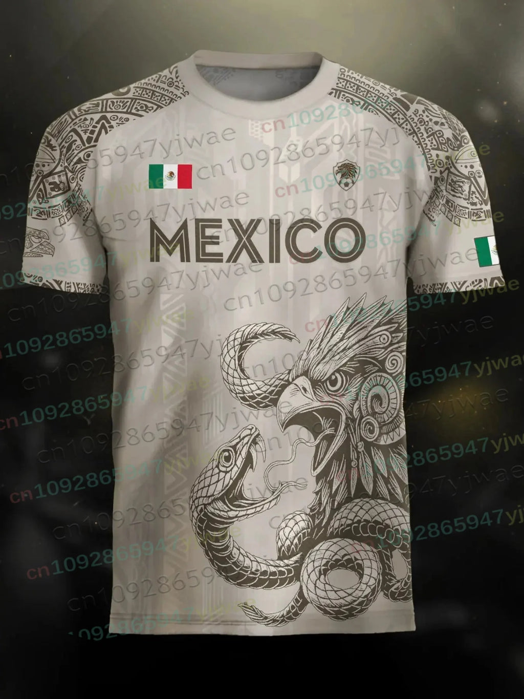 Mexico Special Youth Football Jersey Mens Women Casual Sport Breathable Top for Competition Training Tees Summer Men's Clothing