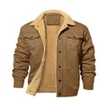 Autumn Winter Men's Fleece Jackets Casual Male Outdoor Windbreaker Work Jacket Mens Thermal Warm Tactical Coats Clothing