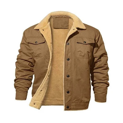 Autumn Winter Men's Fleece Jackets Casual Male Outdoor Windbreaker Work Jacket Mens Thermal Warm Tactical Coats Clothing