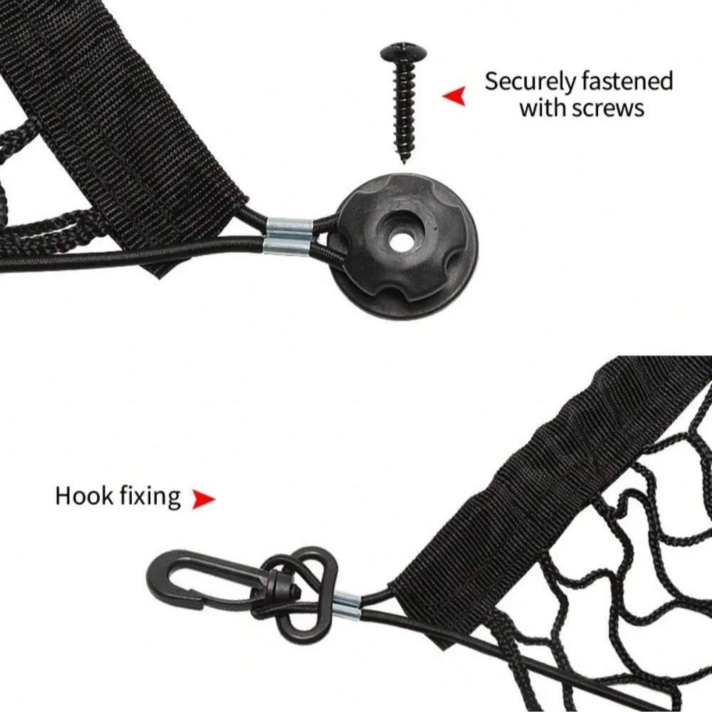 Car Trunk Fence Net Dog Isolation Protection Net Car Mounted Rear Seat Dog Safety Net Sturdy Elastic Pet Fence for Any Vehicle