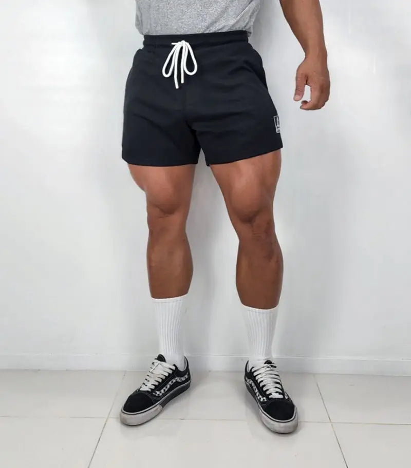 Men's Basketball 3-Point Sports Shorts Gym Fitness Training Elastic Loose Summer Beach Bodybuilding Shorts with Zip Pocket
