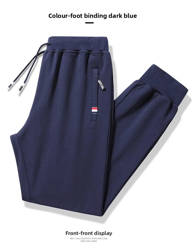 Autumn Pants Loose Gyms Jogger Track Pants Mens 6XL  8XL Men Fitness Sportswear Tracksuit Elastic Waist Sweatpants Cotton Trouse