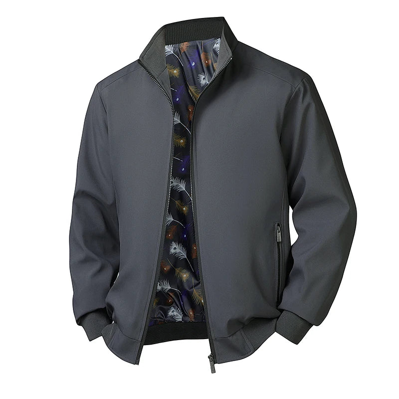 Plus Size 6xl 7xl 8xl Jacket Men Casual Autumn Spring Stand Collar Windbreaker Sport Coat Man Big Size Clothing 140kg Can Wear