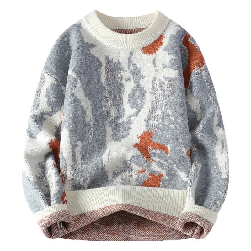 autumn and winter Men's Fashion casual Round Neck Warm sweater slim fit Sweaters Men sweater male Thicken Warm wool pullovers