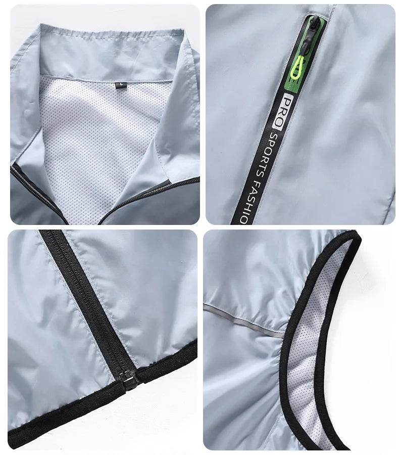 Summer Cooling Fan Vest Wearable Air Conditioner Sleeveless Jacket with USB Rechargeable Fans for Outdoor Tactical Fishing Work