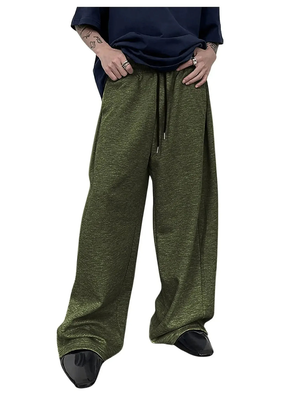 Y2k Harajuku Wide Leg Sweatpants Women Streetwear Baggy Oversize Gray Sports Pants High Waist Drawstring Casual Joggers Trousers