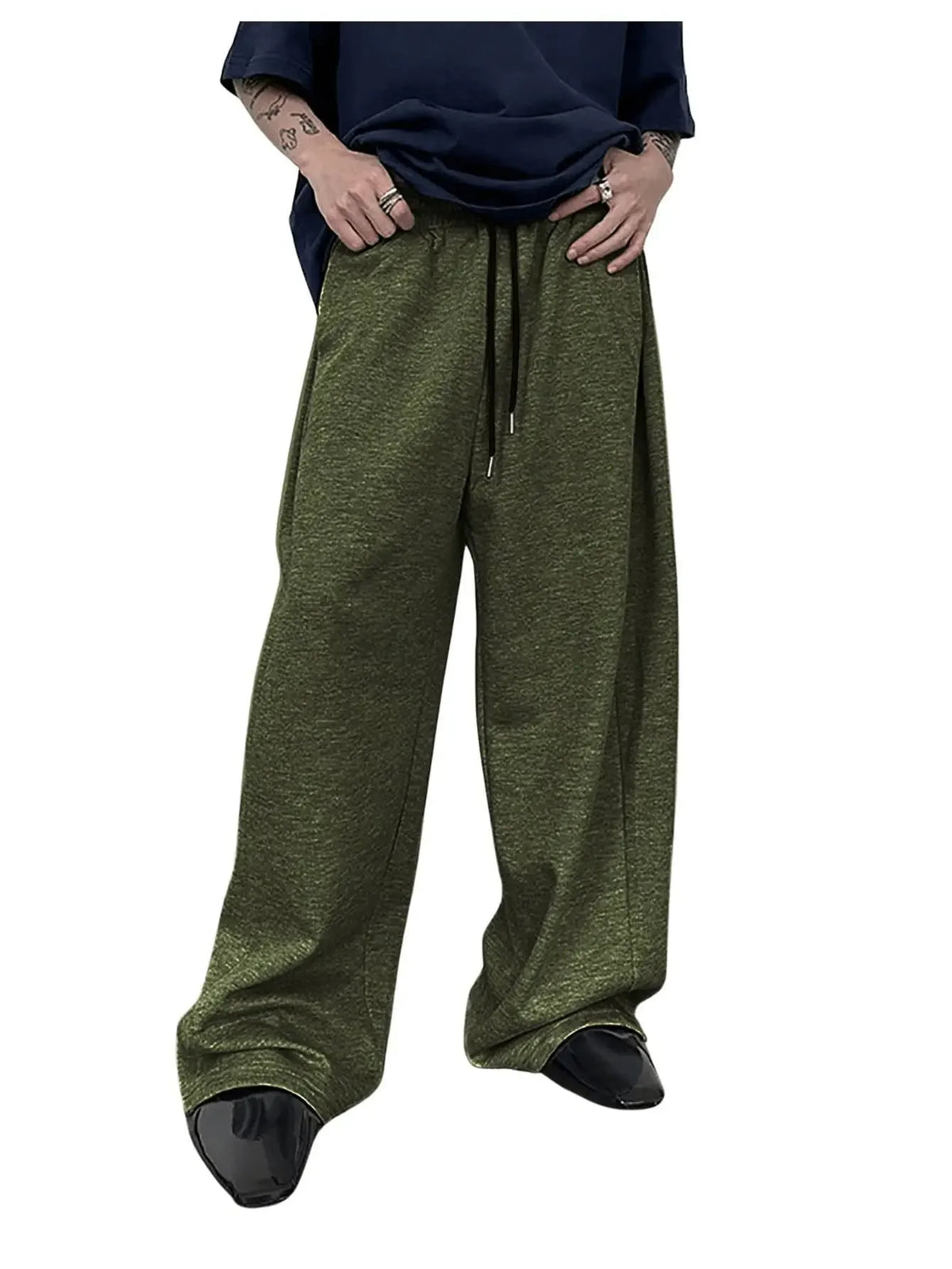 Y2k Harajuku Wide Leg Sweatpants Women Streetwear Baggy Oversize Gray Sports Pants High Waist Drawstring Casual Joggers Trousers