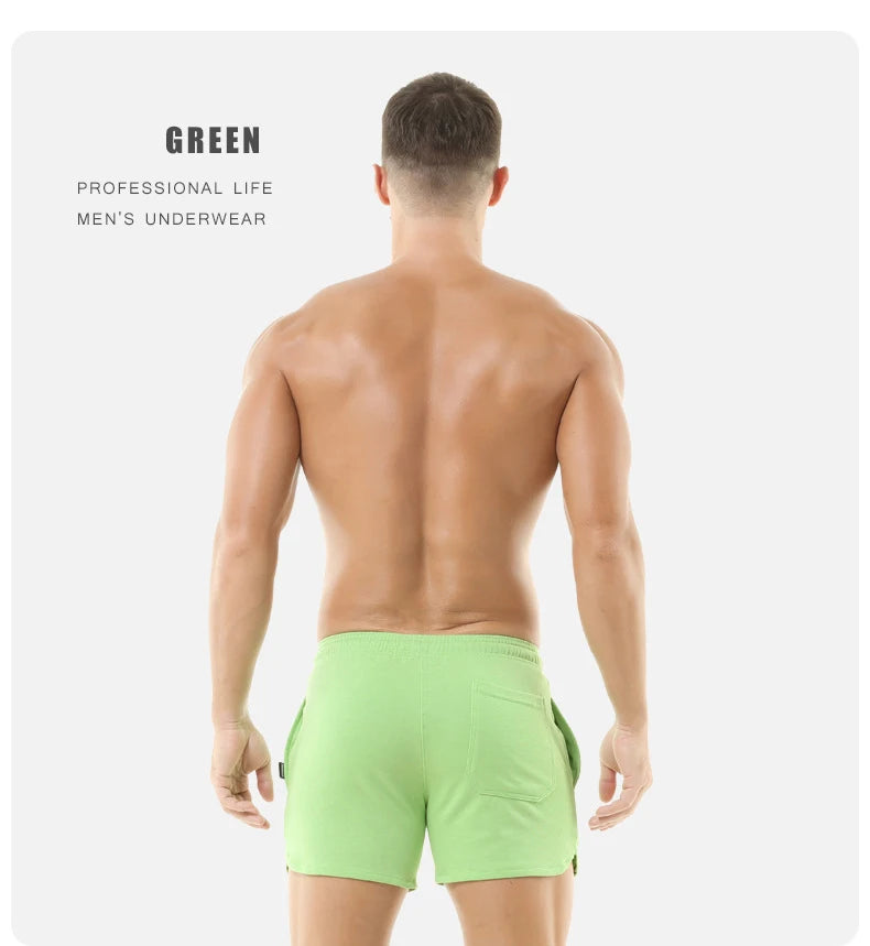Summer Men Cotton Casual Shorts Quick Dry Gym Basketball Shorts Sport Running Shorts Man Crossfit Fitness Sweatpants Men Clothes
