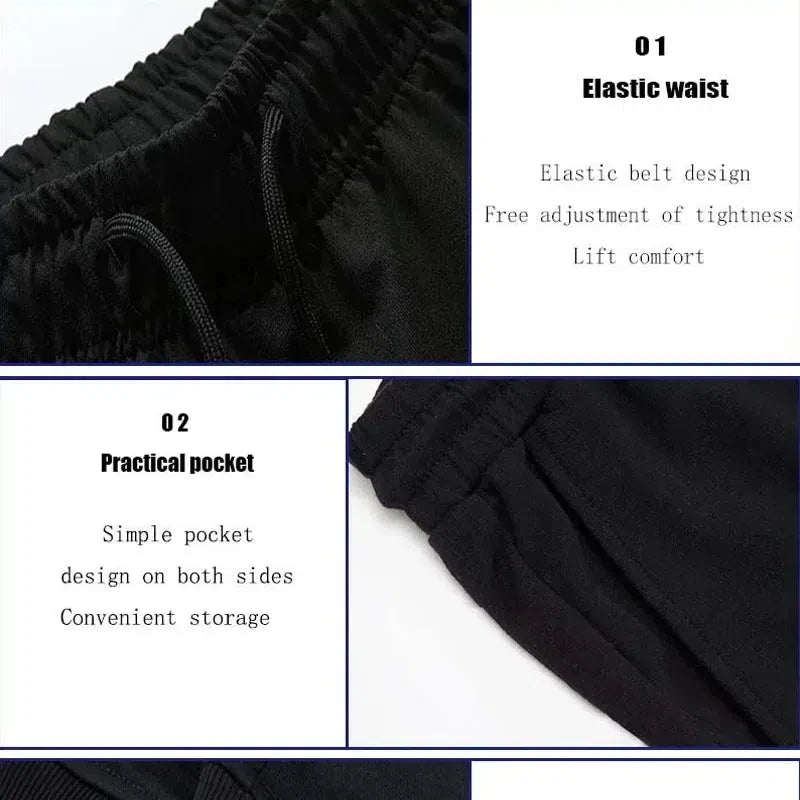 2024 Spring and Autumn Men's Casual Pants Personalized Printed Slim Breathable Sweatpants Sports Jogging Retro Streetwear