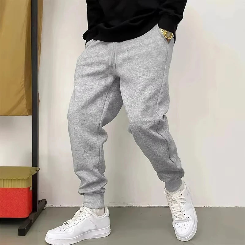 Autumn Winter Daily Casual Sporty Trousers Home Outdoor 2026 Hot Sale Men's Sweatpants High Quality Solid Color Jogger Pants