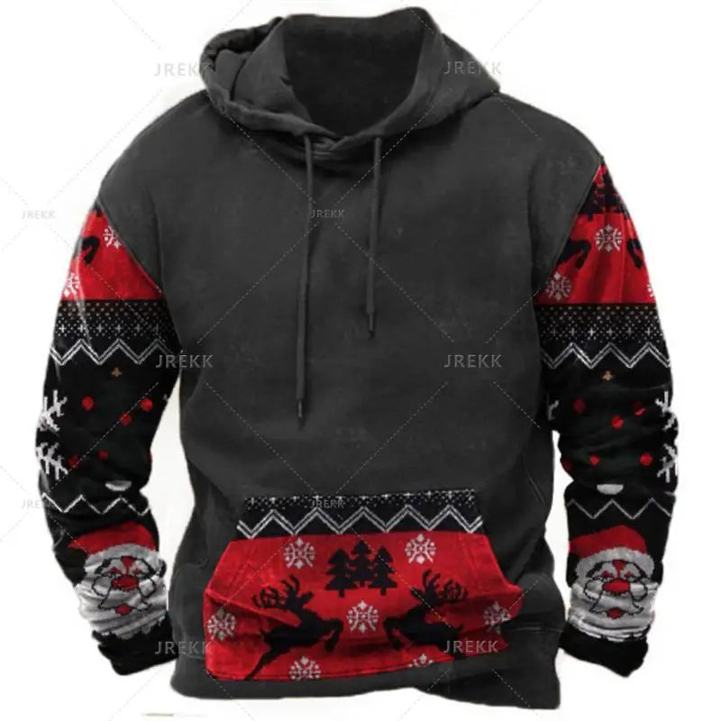 Spring And Autumn Retro men's Sweatshirt Hoodie For Men Oversized men's Clothing Casual India Harajuku men's Hoodie Hoodie
