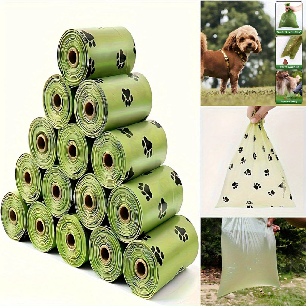 2/60Rolls Degradable Dog Poop Bags,Portable Leak-Proof Odor-Control Pet Waste Bags for Cats and Dogs, Suitable for Outdoor Use