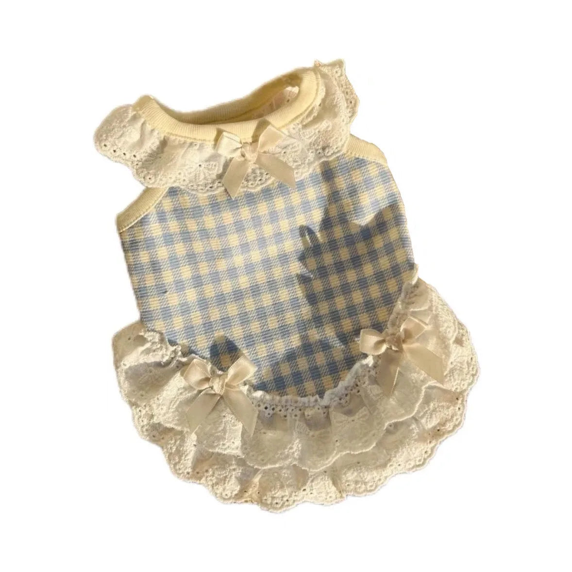 Summer Pet Puppy Clothes Small Dog Teddy Fashion Sling Yorkshire Lace Dress Dog Suspender Skirt Spring and Summer Pet Clothes