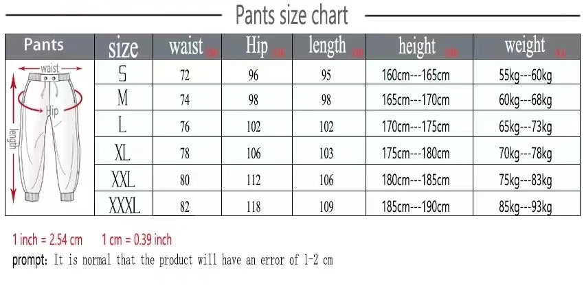 2024 Autumn Winter Brand Men/Women Workout Sweatpants Jogging Running Sweatpant Casual Comfortable Streetwear Tracksuit Pants
