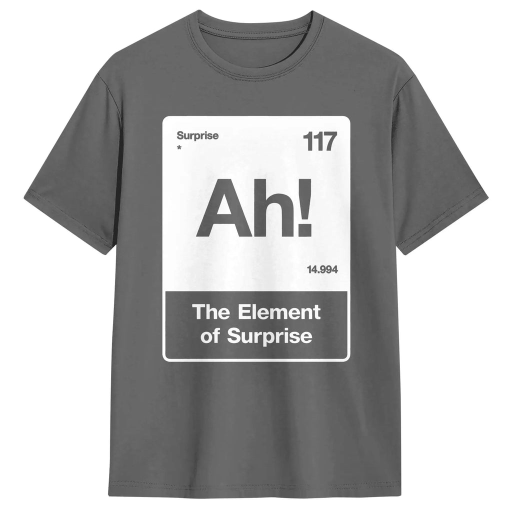 Vintage T Shirt Summer Ah The Elements of Surprise Project Hail Mary Novelty T-Shirts Cotton Tshirt for Male Y2K Basic Clothing