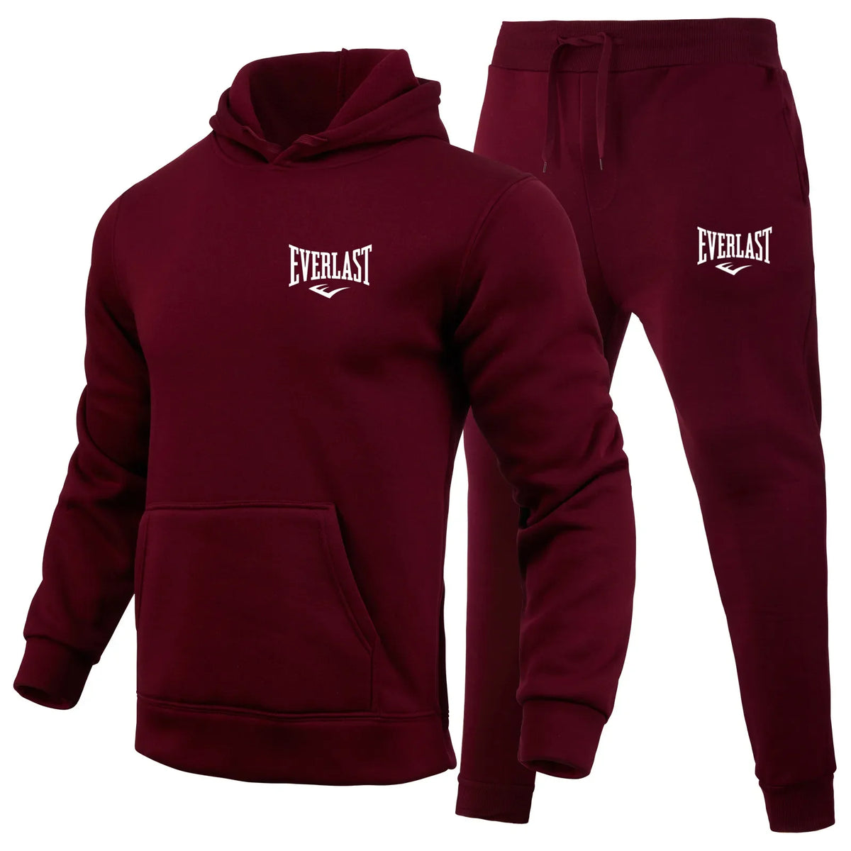 Hot-selling Everlast men's sportswear sets, hooded sweatshirts, sweatpants, casual and fashionable sportswear