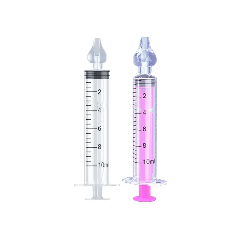 Needle Tube Nasal Aspirator Syringe Baby Nose Cleaner Baby Rhinitis Nasal Washer Reusable Nasal Irrigator Washing for Children