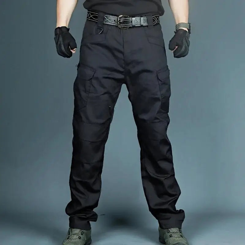 Tactical Men Pants Summer Lightweight Casual Trousers Waterproof Multiple Pockets Cargo Pants Quick Dry Outdoor Workout Pant