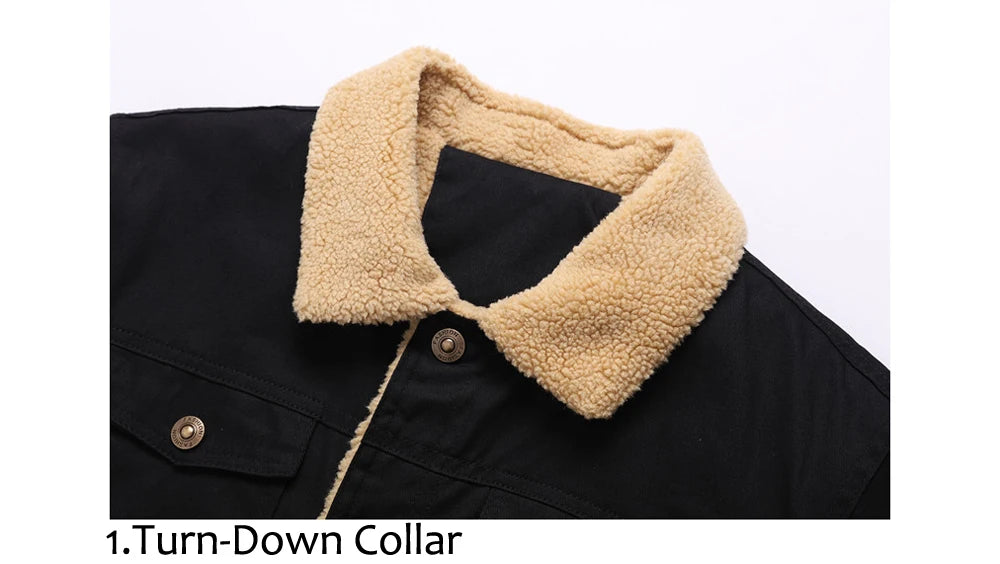 Autumn Winter Men's Fleece Jackets Casual Male Outdoor Windbreaker Work Jacket Mens Thermal Warm Tactical Coats Clothing