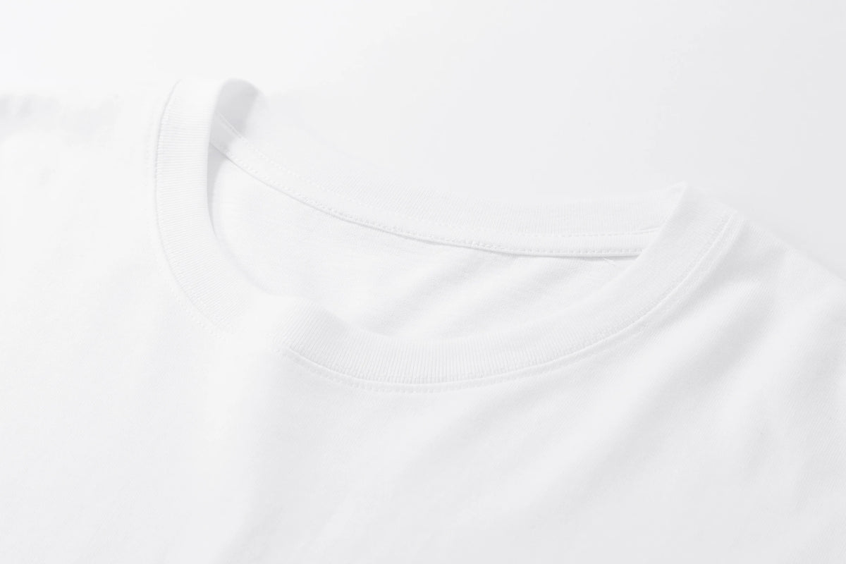 Faith Over Fear Pattern T-shirt for Man High Grade Pure Cotton Short Sleeve Top Summer Male Daily Casual Fashion Breathable Tees