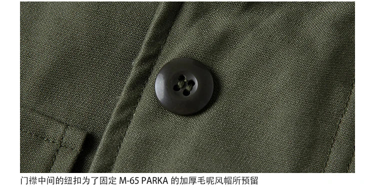 Rugged Bronson 1969 M65 Blended Satin Field Jacket M-65 Olive Green Jacket M51 Tactical Coat