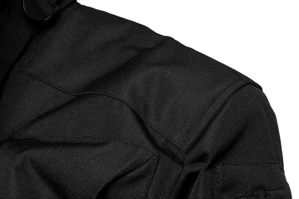 2026 Men's Tactical Cargo Jacket Casual Multi-pocket Wear-resistant Coat Outdoor Waterproof Windbreaker Man Combat Bomber Jacket