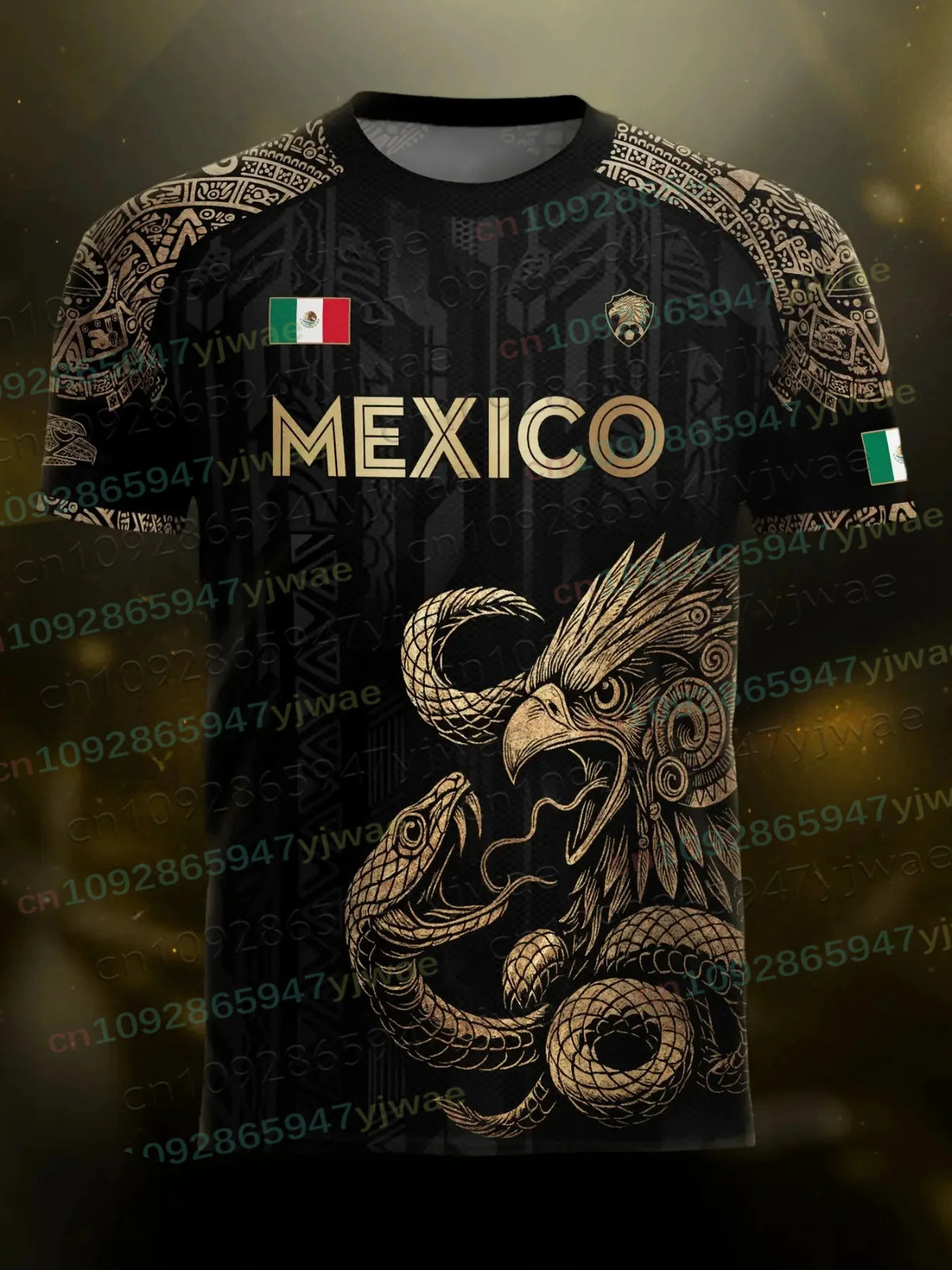 Mexico Special Youth Football Jersey Mens Women Casual Sport Breathable Top for Competition Training Tees Summer Men's Clothing