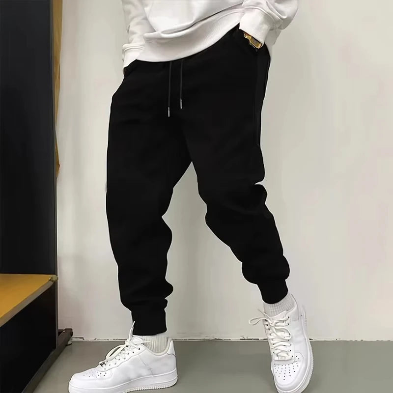 Autumn Winter Daily Casual Sporty Trousers Home Outdoor 2026 Hot Sale Men's Sweatpants High Quality Solid Color Jogger Pants