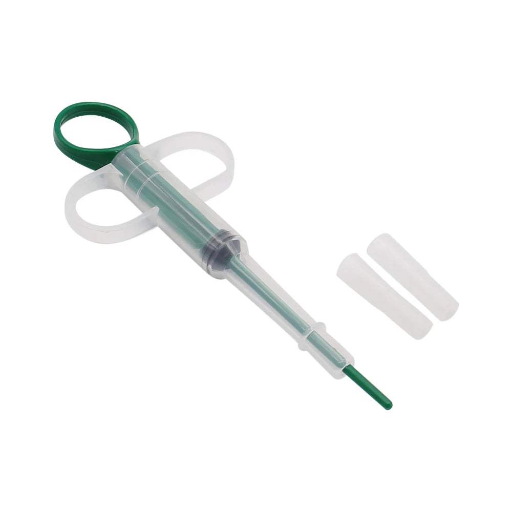 Pet Pills Applicator Cats Dogs Syringe Medicine Feeder Insect Repellent Supplies Can Clip Pills Cats and Dogs Pet Water Feeder