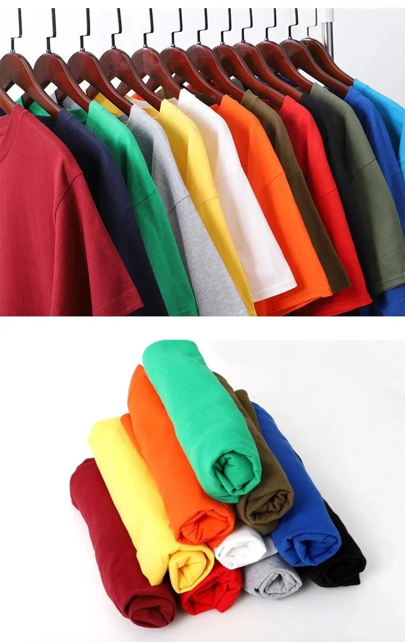 Cotton Short Sleeve T-shirt for Men and Women European and American Style Retro Design Sense Short Sleeve Print All Match Top