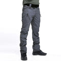 Classic Men's Tactical Pants Multi-Pocket Solid Color Stretch Slimming Outdoor Pants Spring & Autumn Casual Jogging Pants