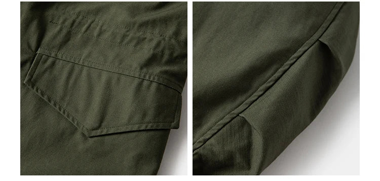 Rugged Bronson 1969 M65 Blended Satin Field Jacket M-65 Olive Green Jacket M51 Tactical Coat