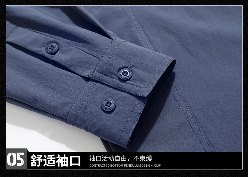 Spring Autumn Men Shirts Tactical Work Long Sleeved Shirt Men Outdoor Casual Breathable Quick Dry Camping Hiking Cargo Shirts