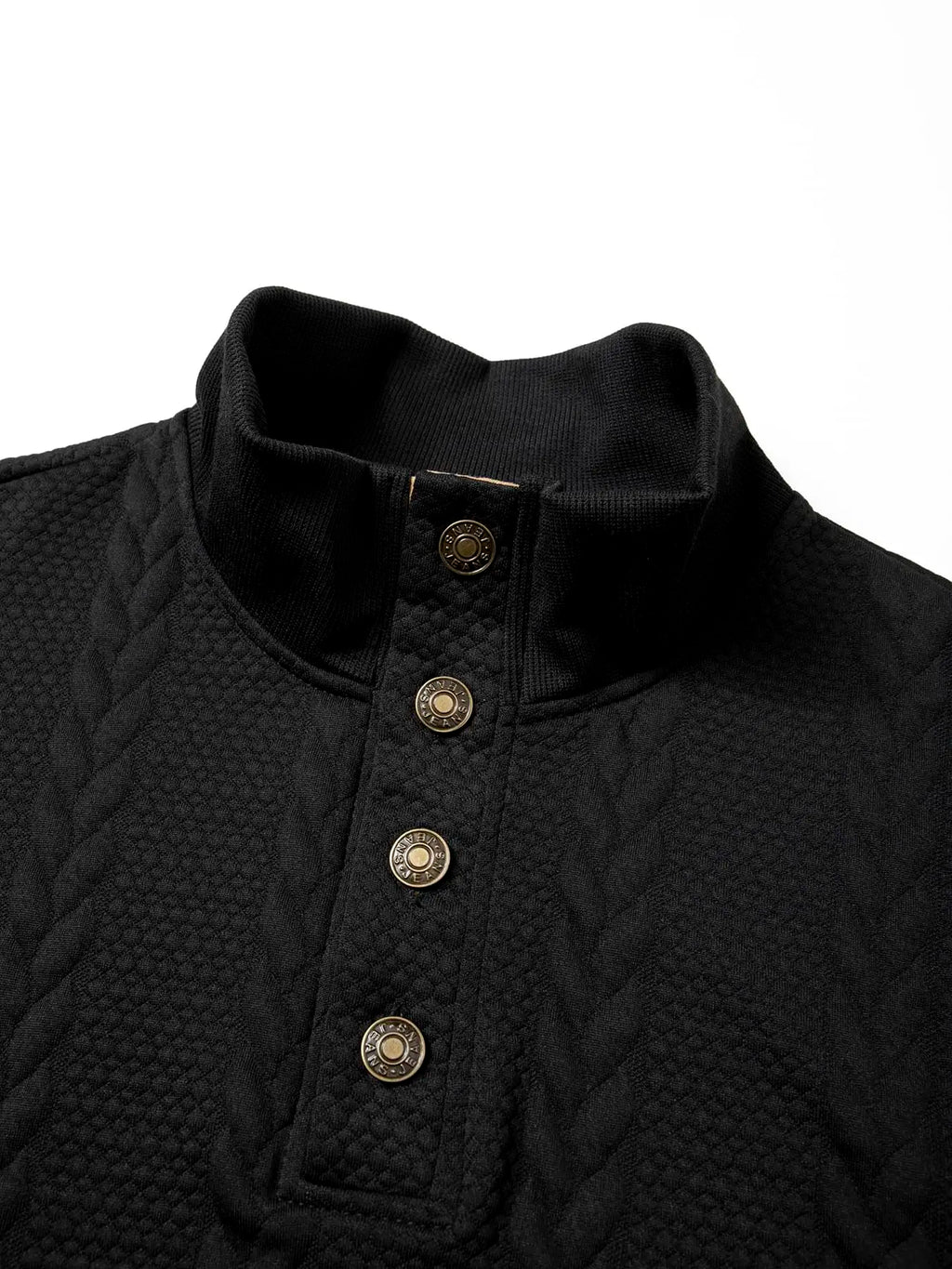 Men's Knitted Long-Sleeved Sweatshirt  Autumn Winter Slim Fit Stand-Up Collar Pullover Sweaters Comfortable Men's Sweatshirt