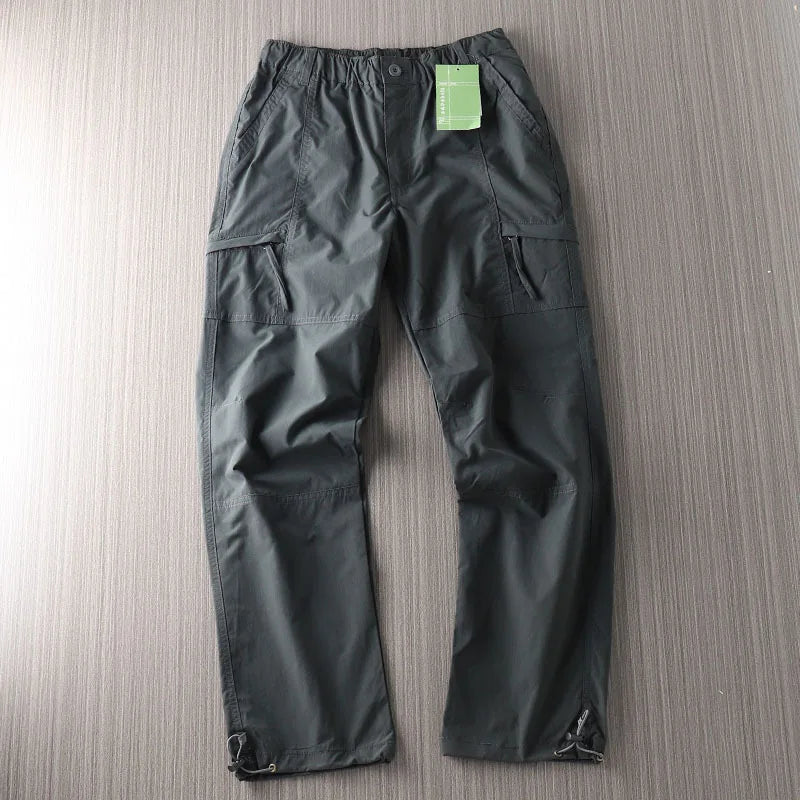 Tactical Cargo Pants Men's Spring Cotton Overalls Outdoor Work Long Trousers Hombre Clothing Hiking Pants Multiple Pockets