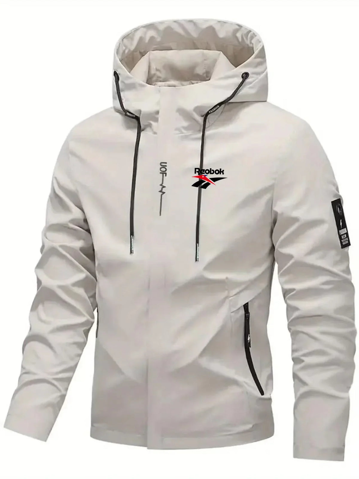 2025 Premium Men's Hooded Zipper Jacket - Windproof Casual Baseball Coat, Spring/Autumn Outdoor Style
