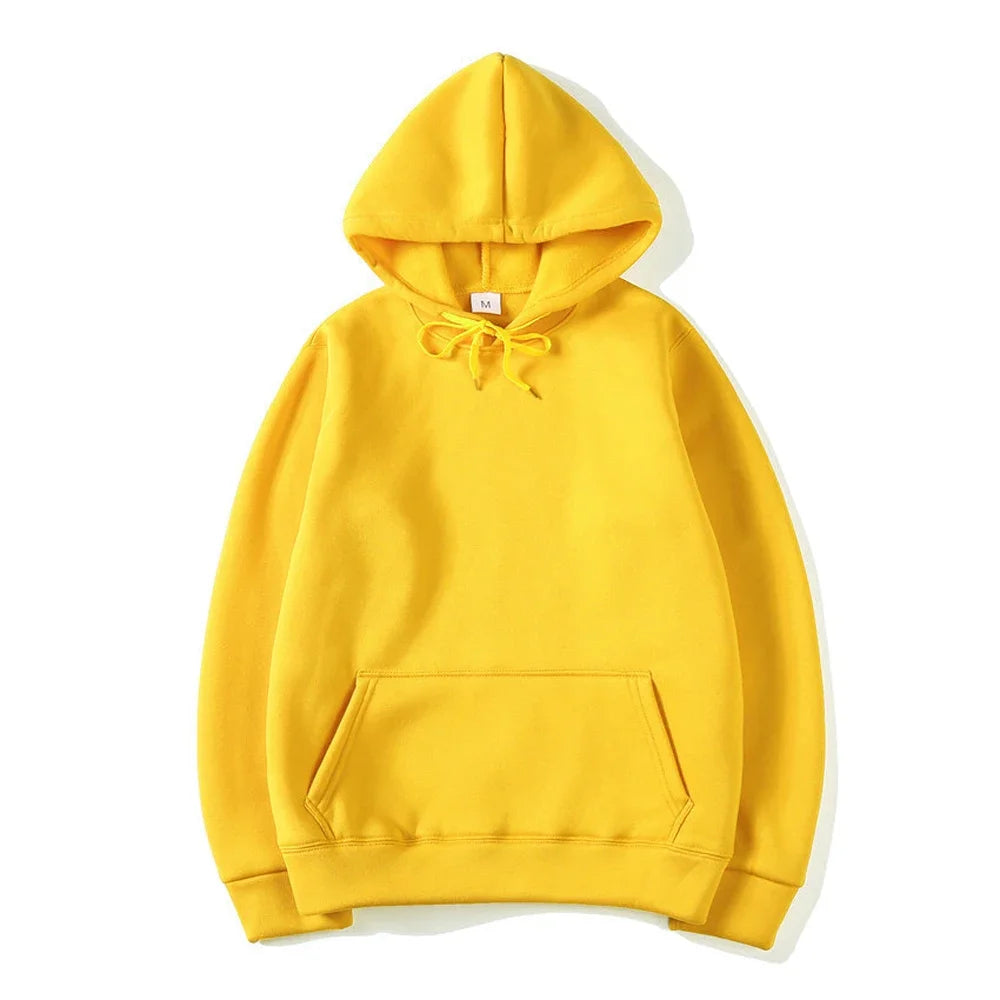 Men Hoodies Women Pullover Spring Autumn Casual Hoodie Sweatshirts Solid Color Hoodies Oversize Black Sweatshirt For Male