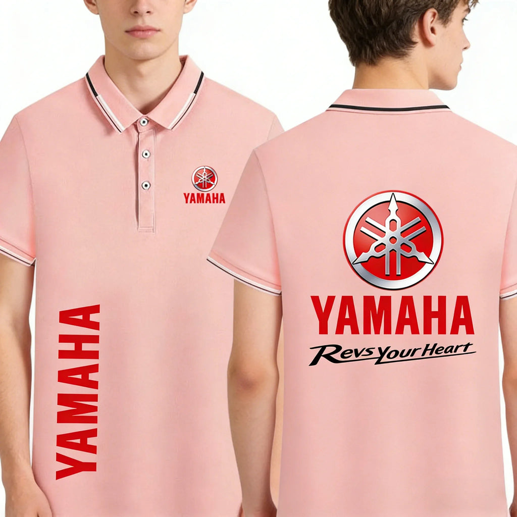 motorcycle Racing collared Yamaha POLO shirt cycling suit for men and women summer top short-sleeved T-shirt motogp fan clothing