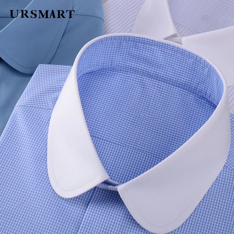 Wholesale men's British vintage shirt French cufflinks mens shirts long sleeve